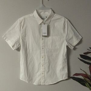 Men's White Short Sleeve Shirt